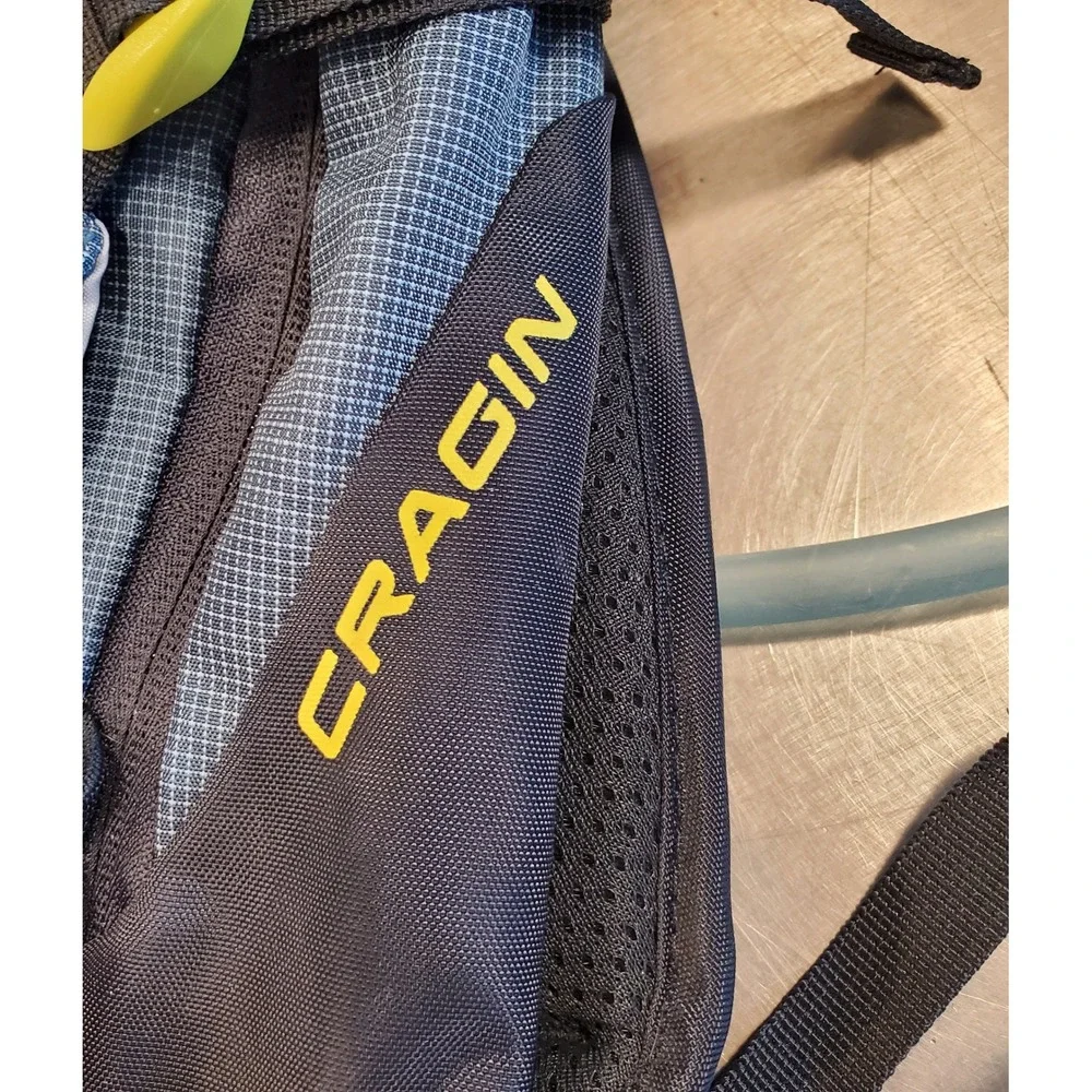 High Sierra Cragin Hydration Pack Backpack Blue Lime Green Hiking Outdoors